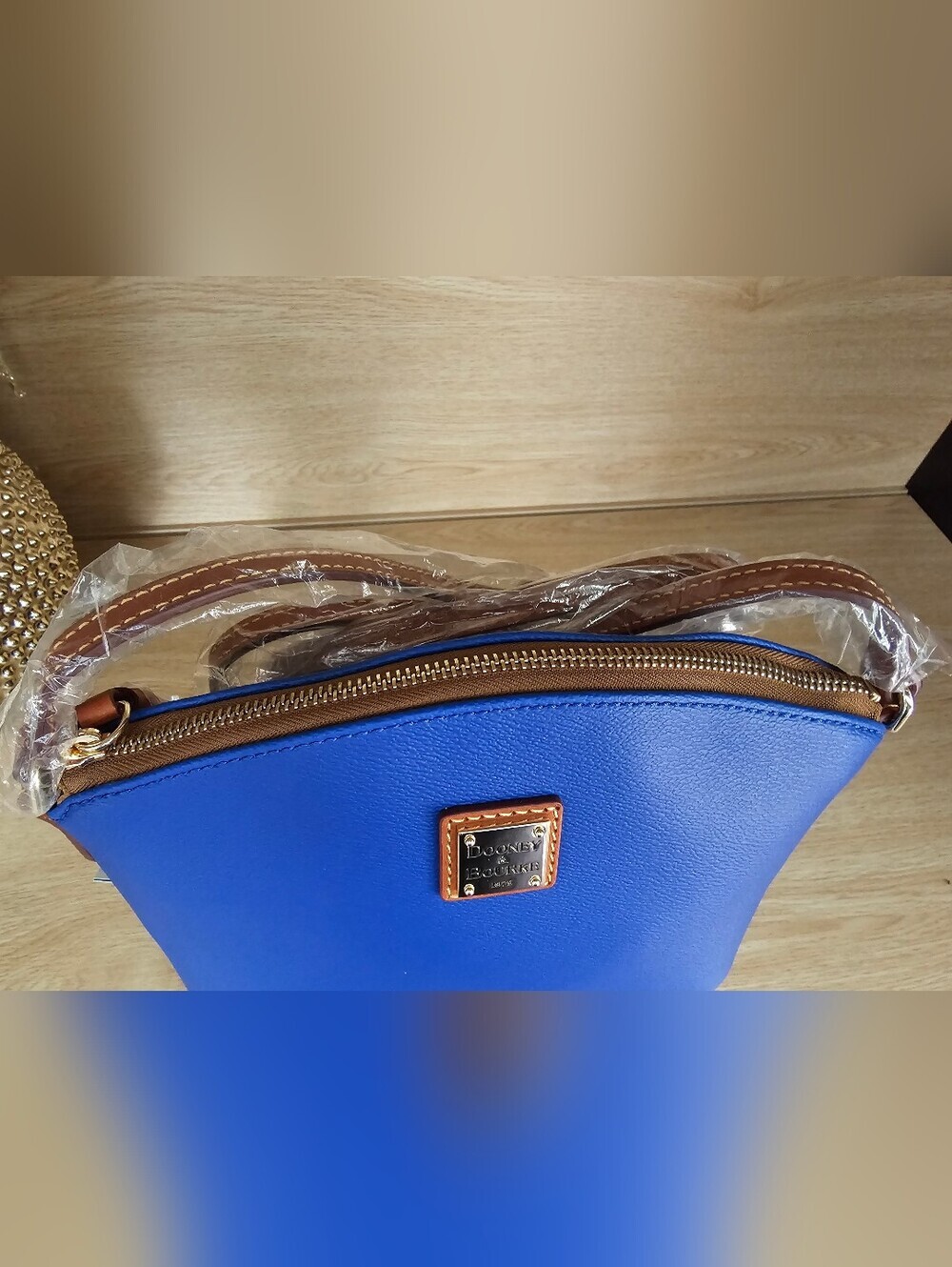 Dooney & Bourke Kirby Robin French Blue Crossbody Bag. - Picture 6 of 9